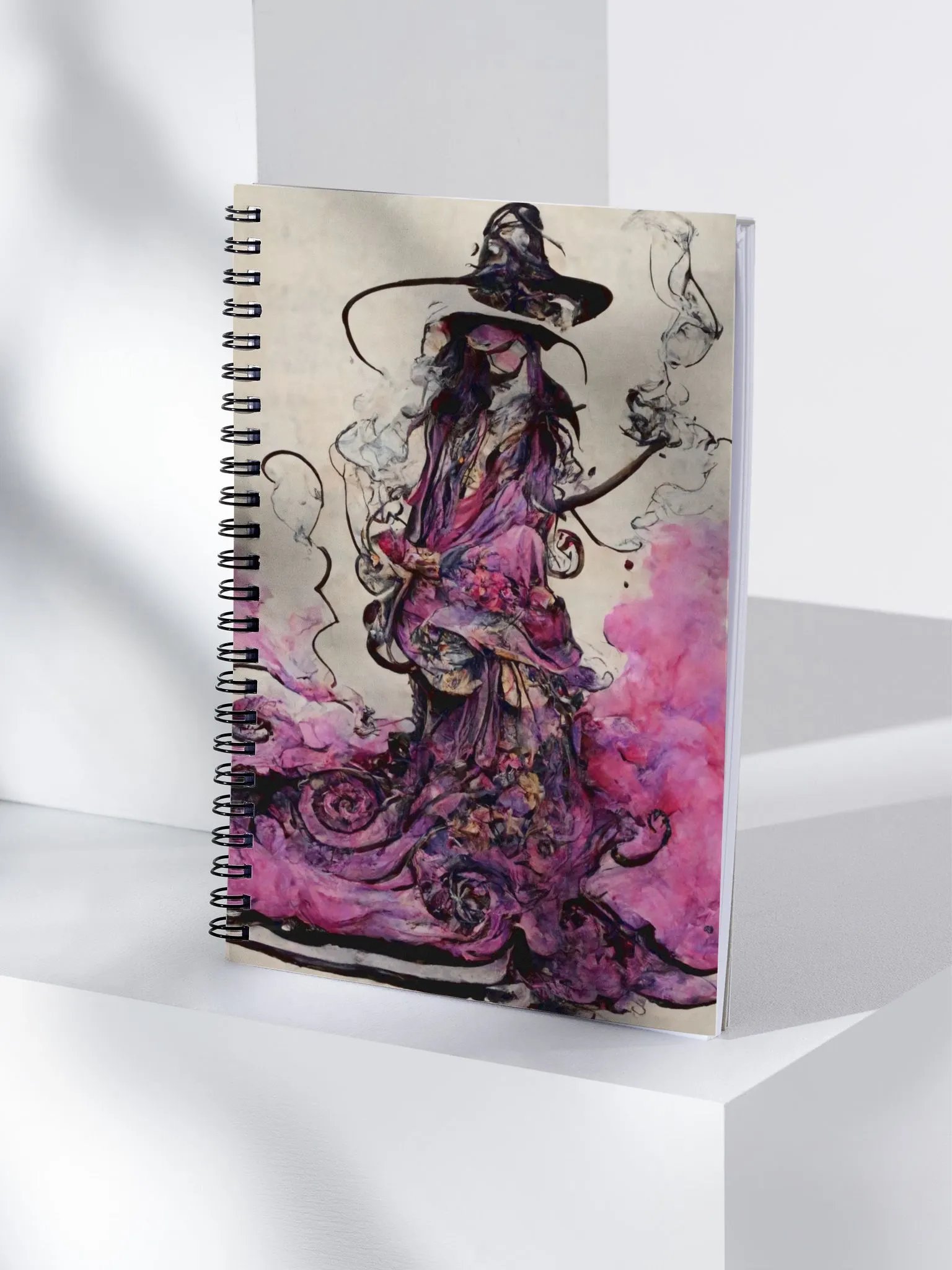 Mystical Robed Figure Spiral Notebook product image (4)