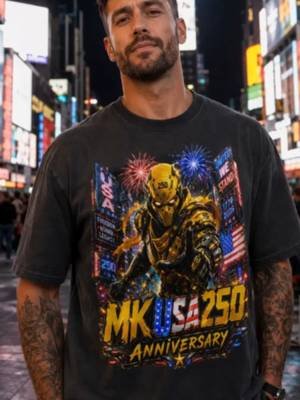 Mortal Kombat meets America’s 250th Anniversary 🇺🇸🔥 Limited patriotic gaming shirt for true fighters. Available now at BoldPixels shop. #MortalKombat #GamingShirt #PatrioticShirt #USA250 #America250 #GraphicTee #GamerStyle #FourthOfJuly