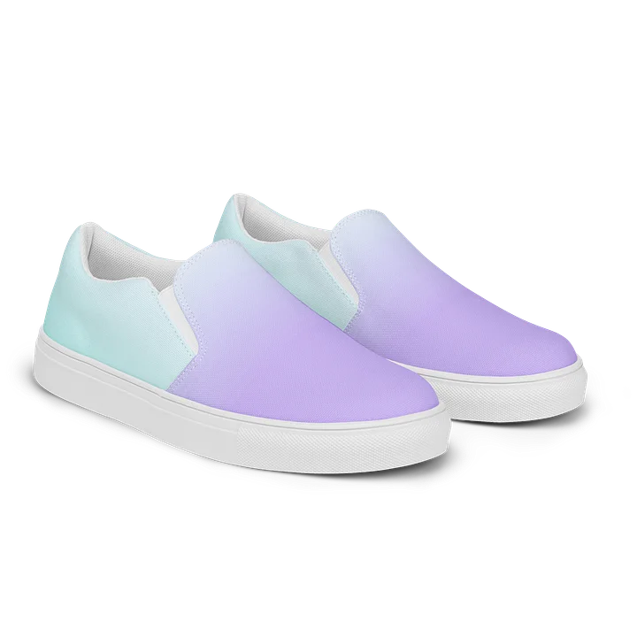 Pastel Gradient Slip-On Canvas Shoes product image (2)