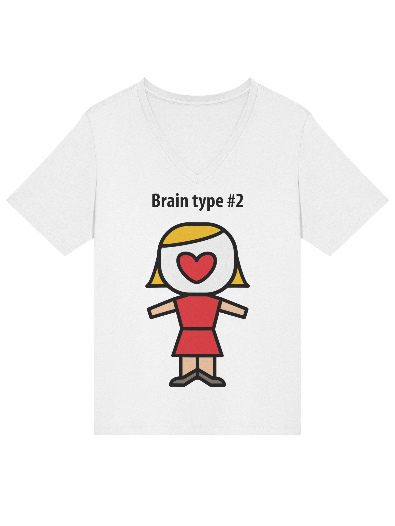 Women's t-shirt for brain type #2 product image (3)