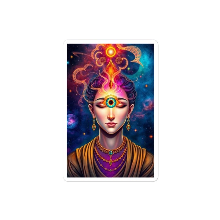 Mystical Third Eye Kiss Cut Stickers product image (2)