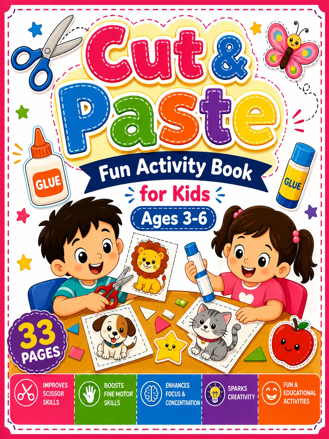 Cut & Paste Fun Activity Book product image (1)