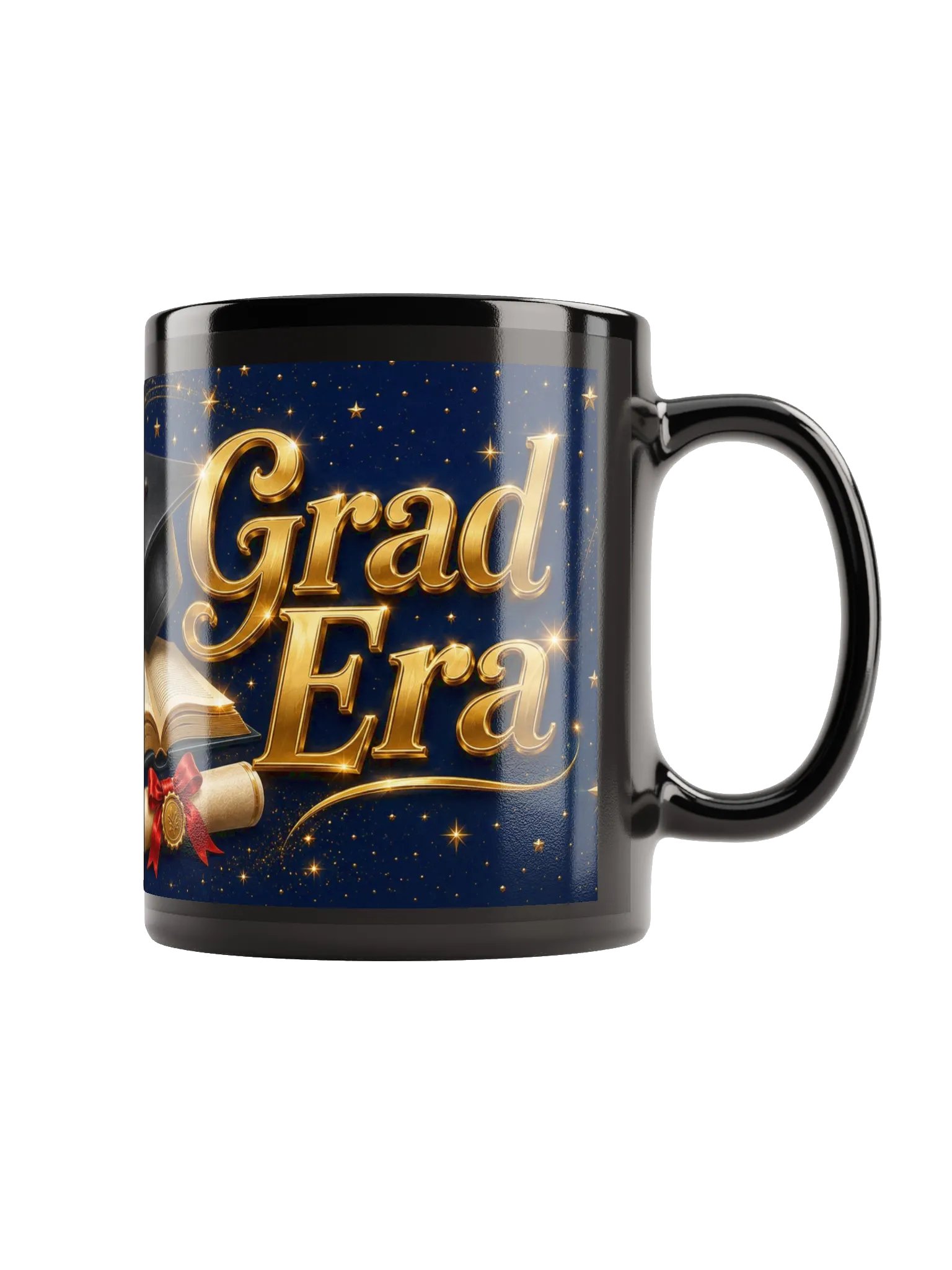 Grad Era — Black Glossy Graduation Mug 15oz product image (9)