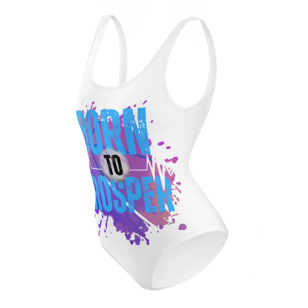 Born to Prosper Low Back All-Over Swimsuit product image (12)