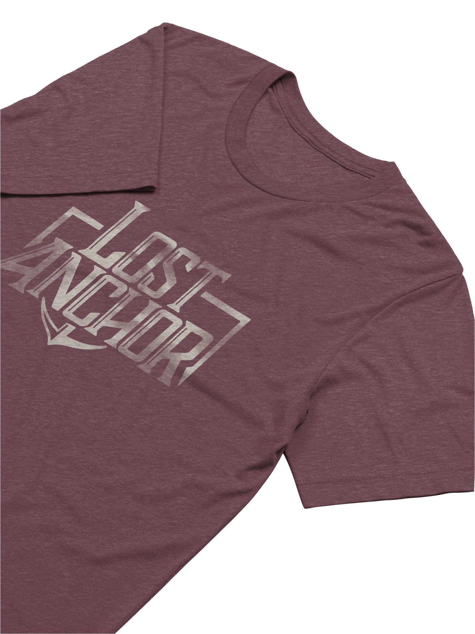Lost Anchor Logo Tee - Maroon product image (6)