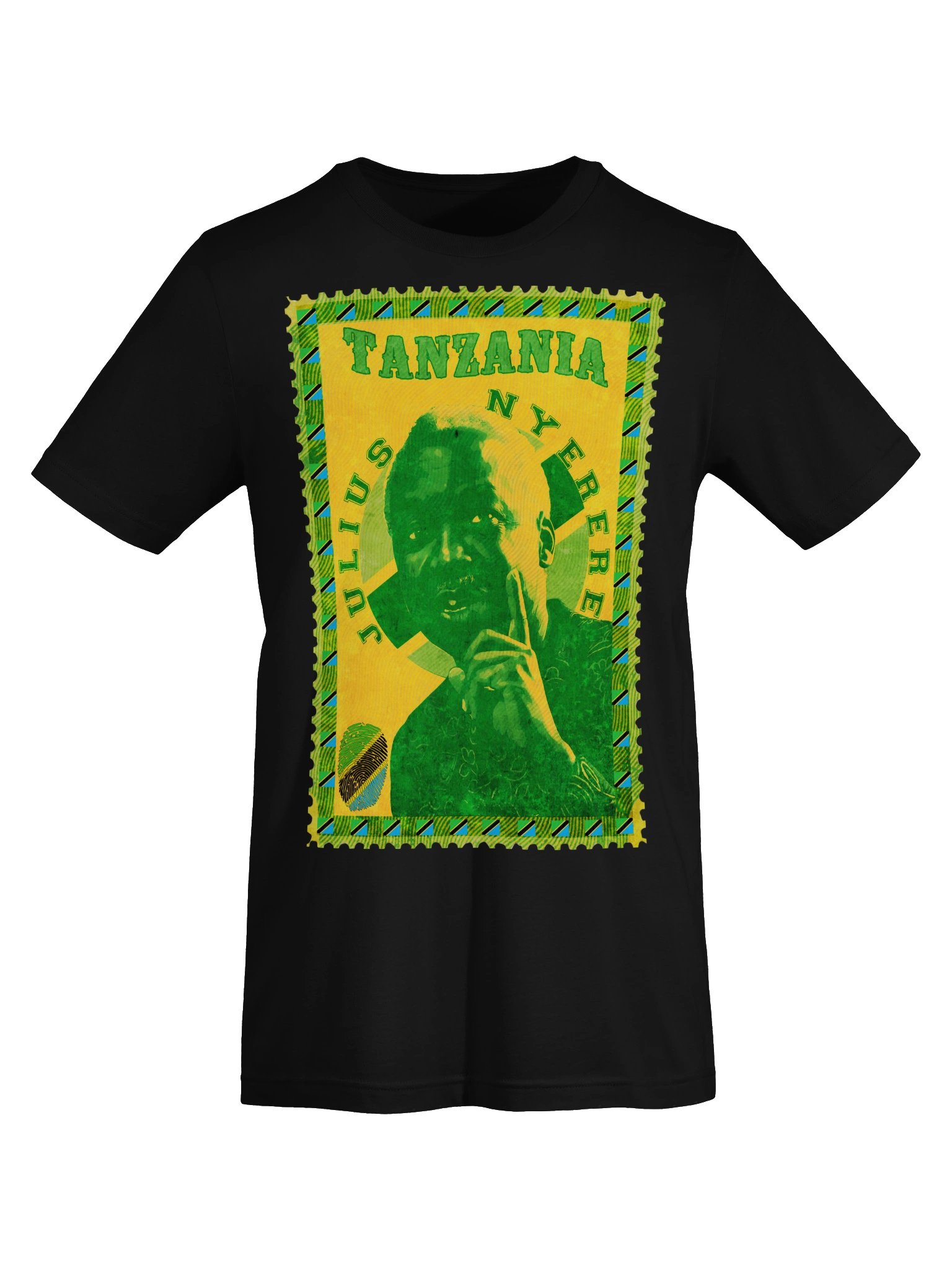 Julius Nyerere Vintage Postage Stamp T-Shirt | Mwalimu Nyerere Pan-African Tee product image (6)