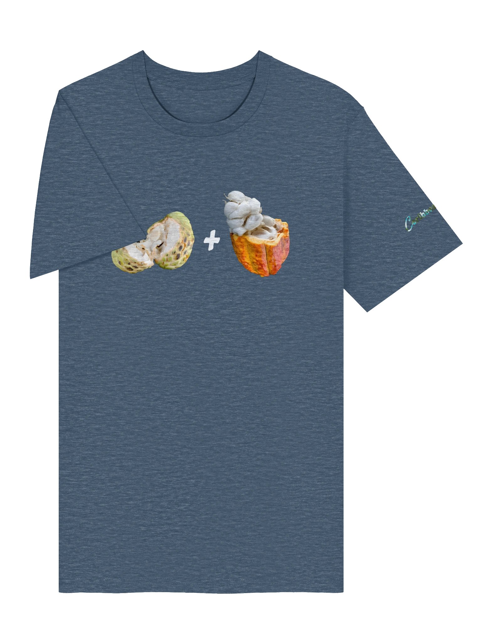 Caribbean Apples - Sugar Apple + CoCao West Indies - Minimal - Organic Cotton T-Shirt product image (65)