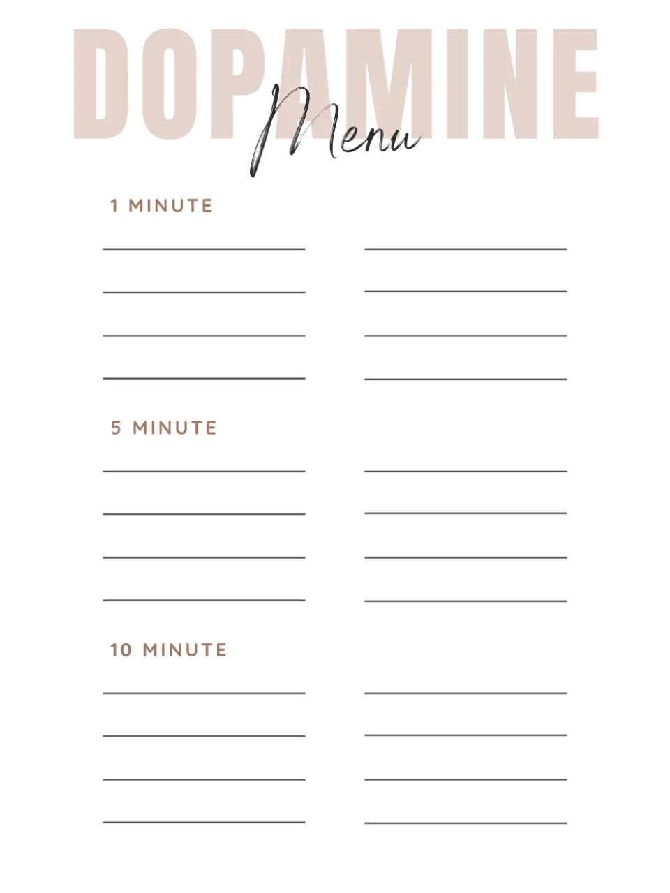 Dopamine Menu product image (1)