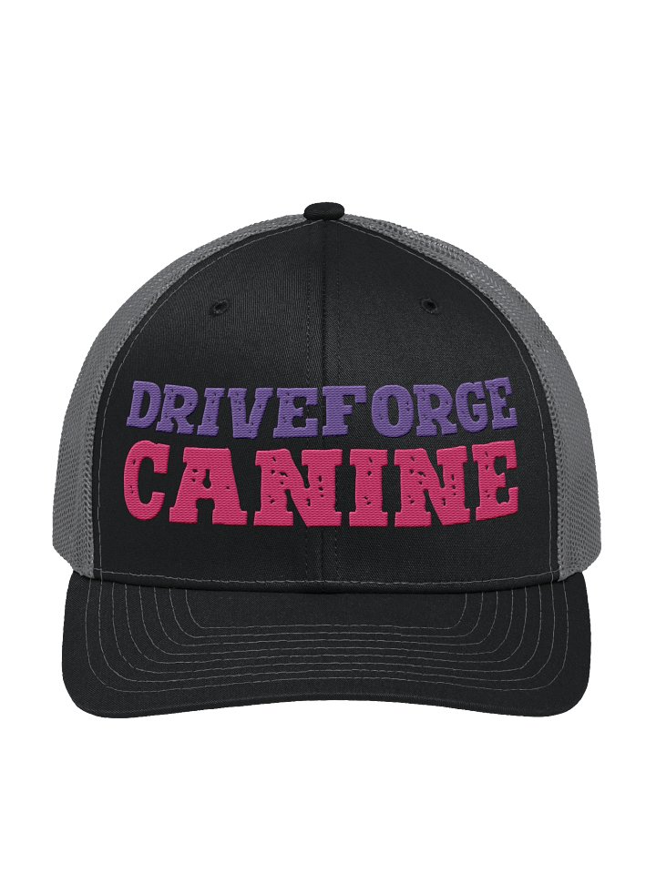 DriveForge Canine Pink & Purple Logo Trucker Hat product image (1)