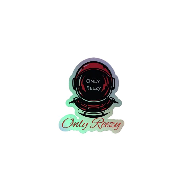 Cosmic Helmet Holographic Sticker Set product image (2)