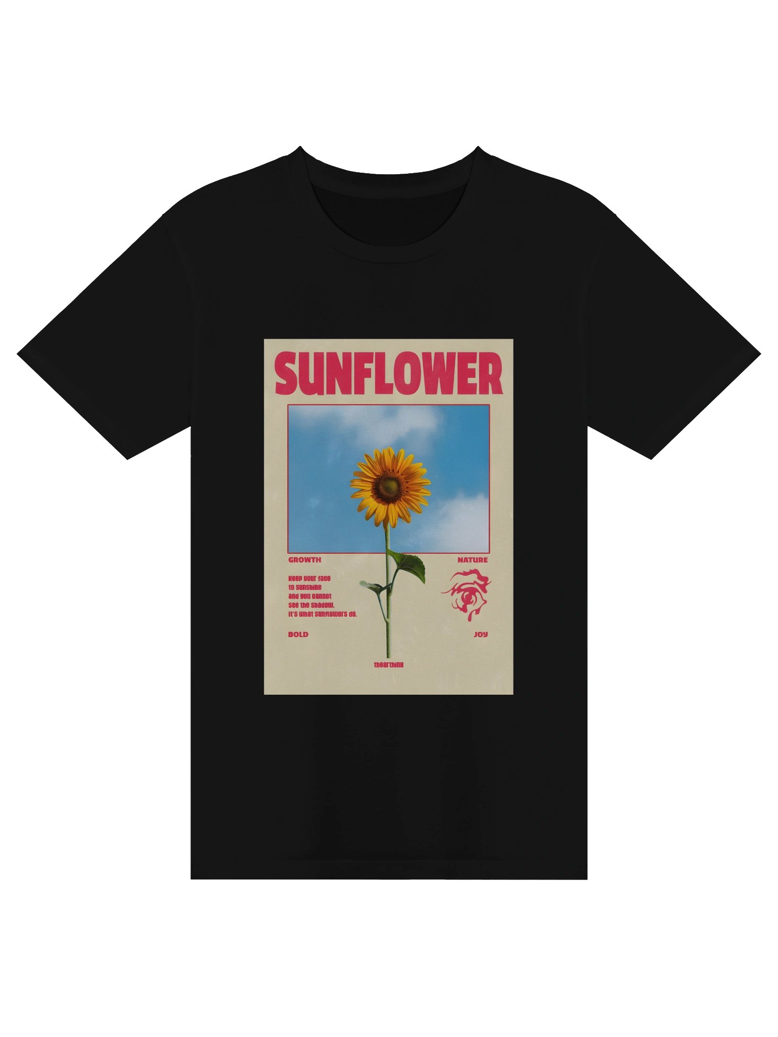 Sunflower Growth Poster Tee product image (2)