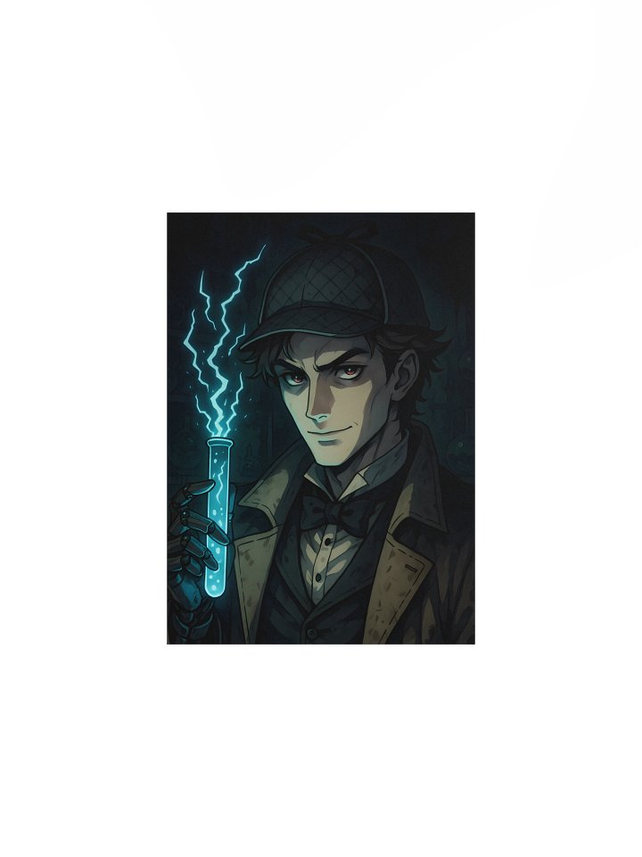 Mad Scientist Sherlock - Premium Matte Poster product image (1)