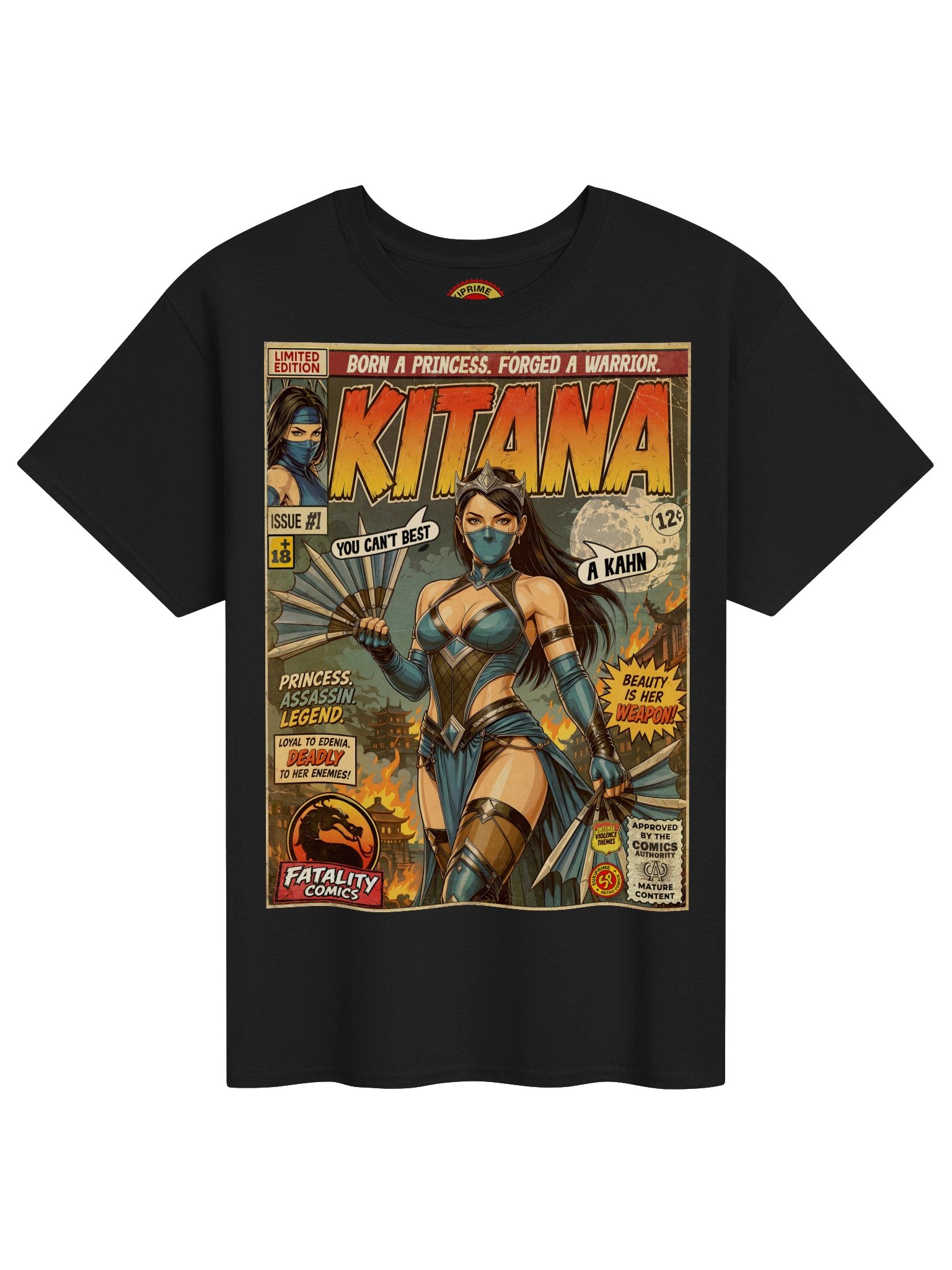 Kitana Comic Art T-Shirt product image (1)