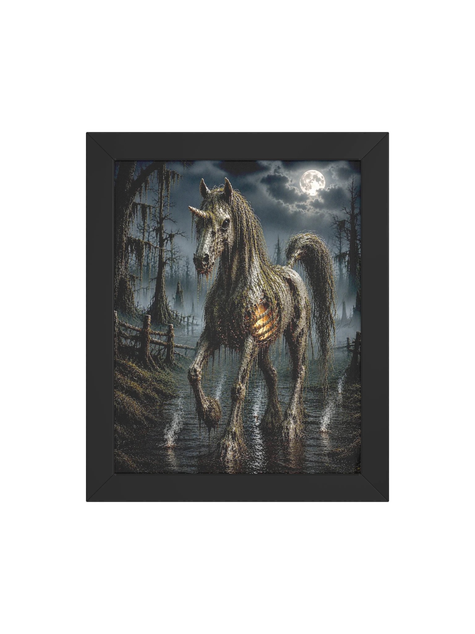 Halloween Unicorn Framed Poster II product image (106)