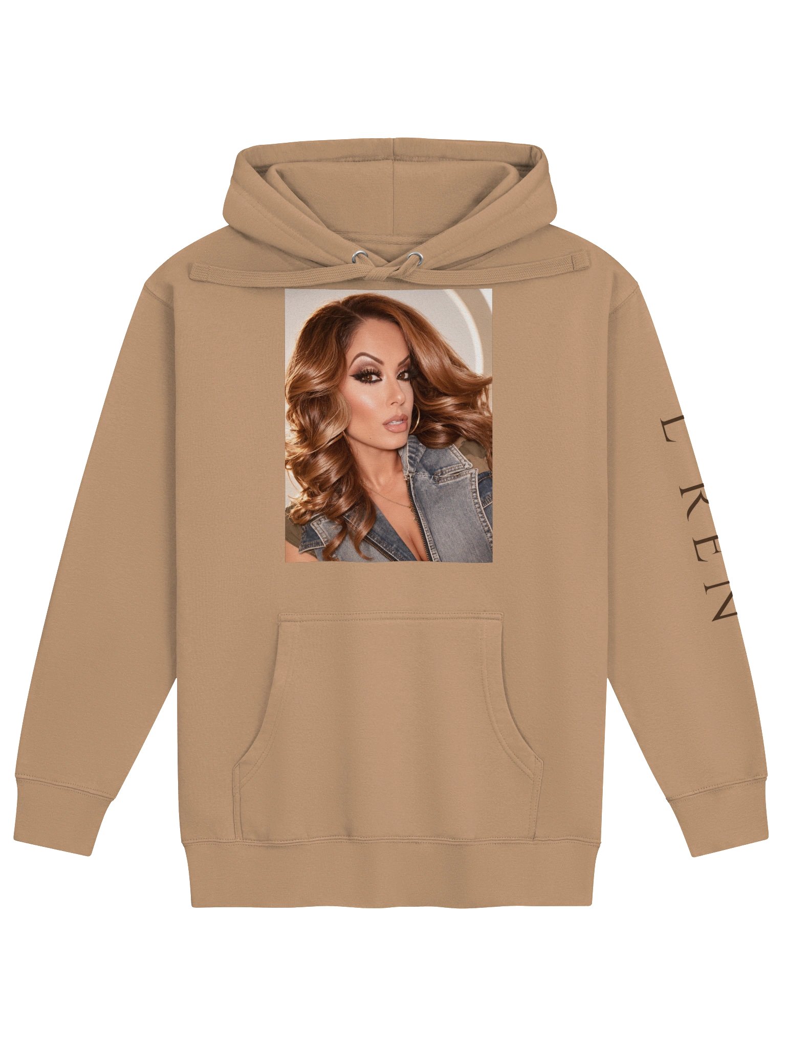 MADE FOR THIS Portrait Hoodie — Latte product image (1)