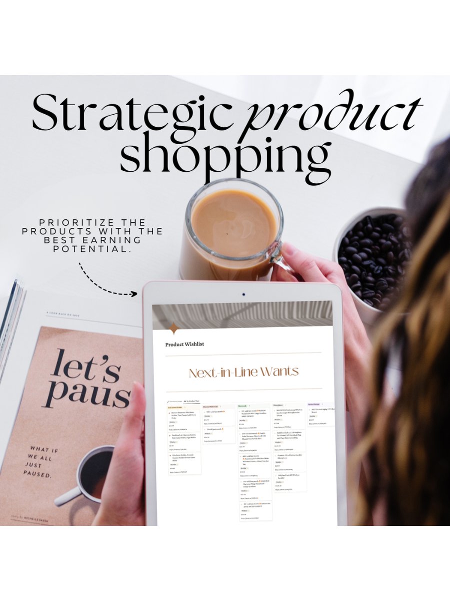 Amazon Influencer Notion Template product image (5)