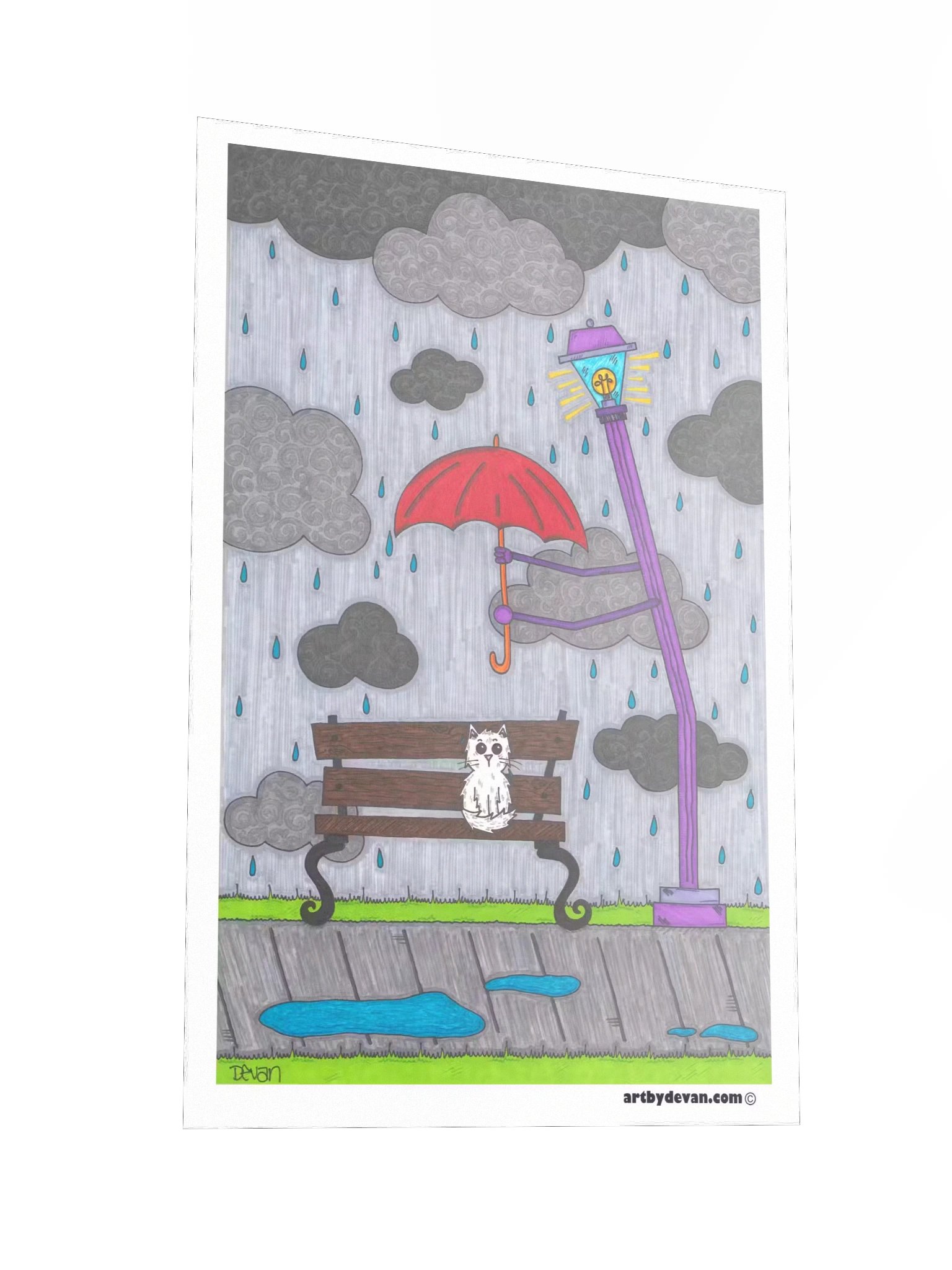 Art Print: The Friend in the Storm product image (2)