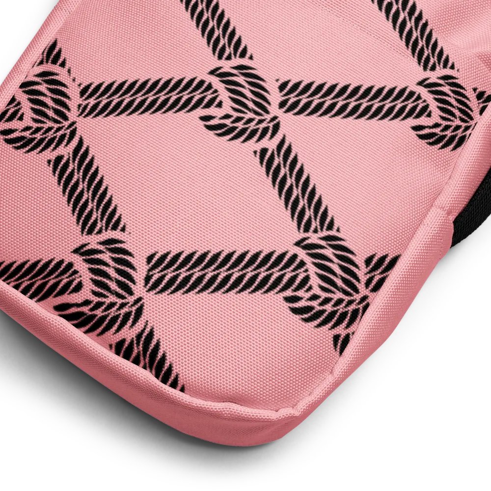 Diamond Tie hip bag (Pink and Black) product image (3)