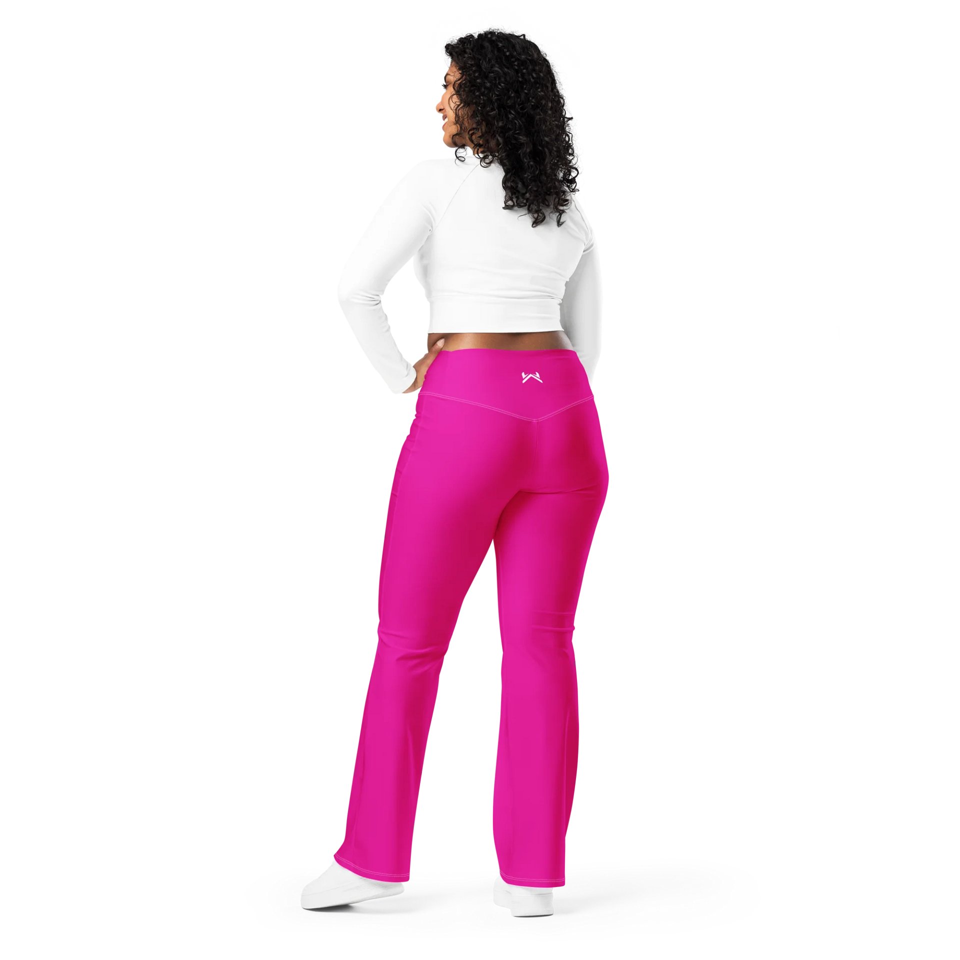 WyldFoxy Pink Flare Leggings product image (3)