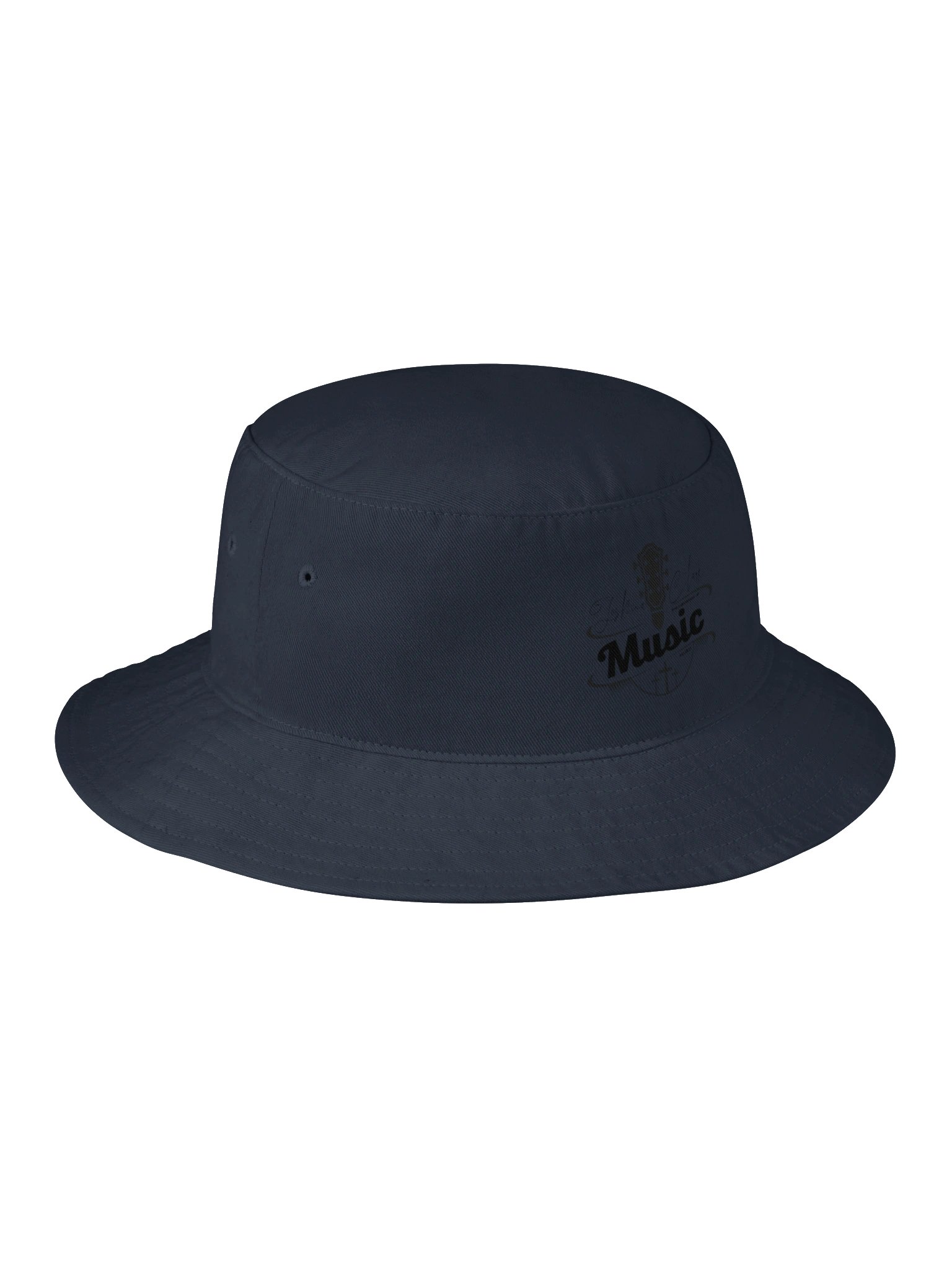 John’s Folk Music Logo Bucket Hat Black Stitching product image (7)