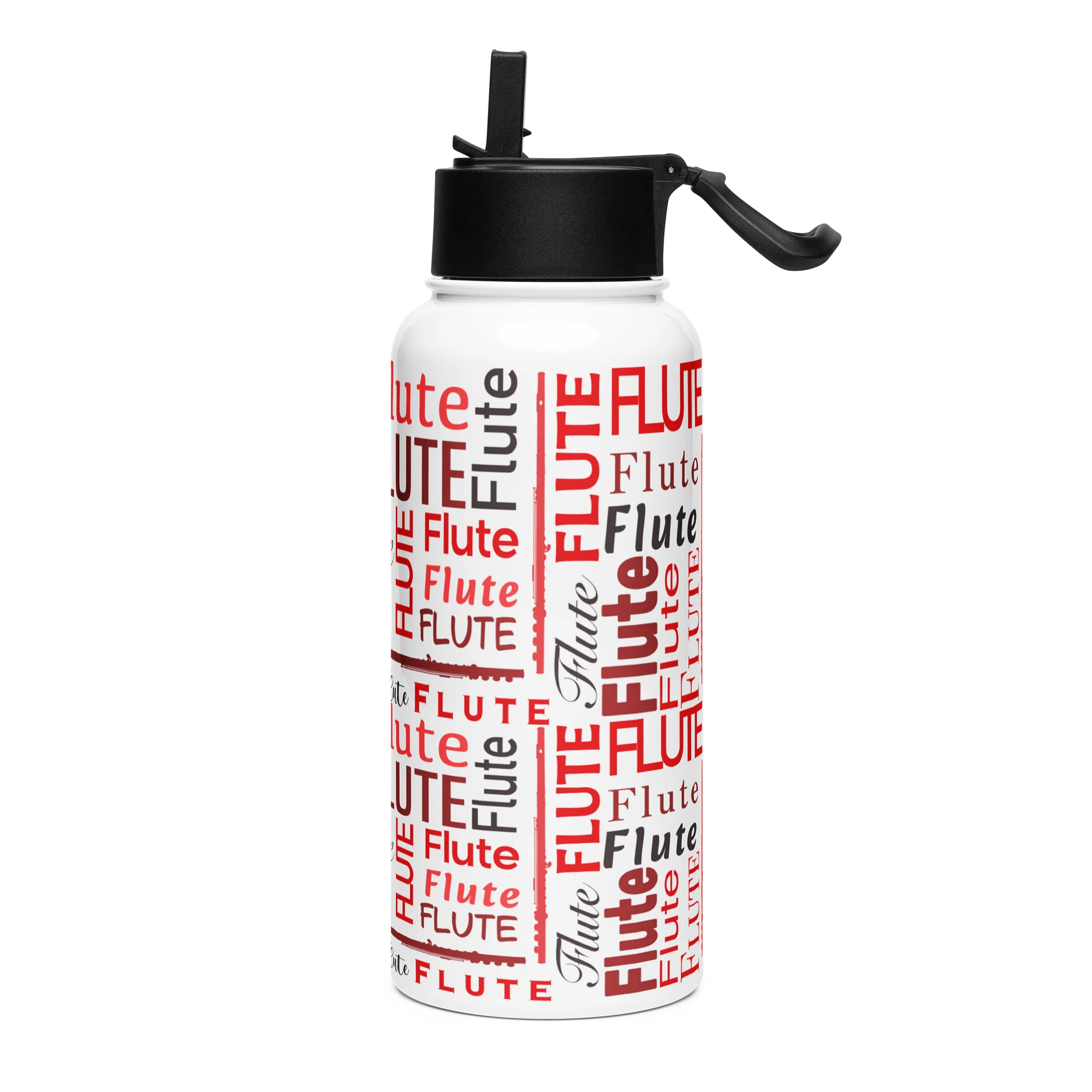 Loud and Clear | Flute Straw Lid | Red product image (1)