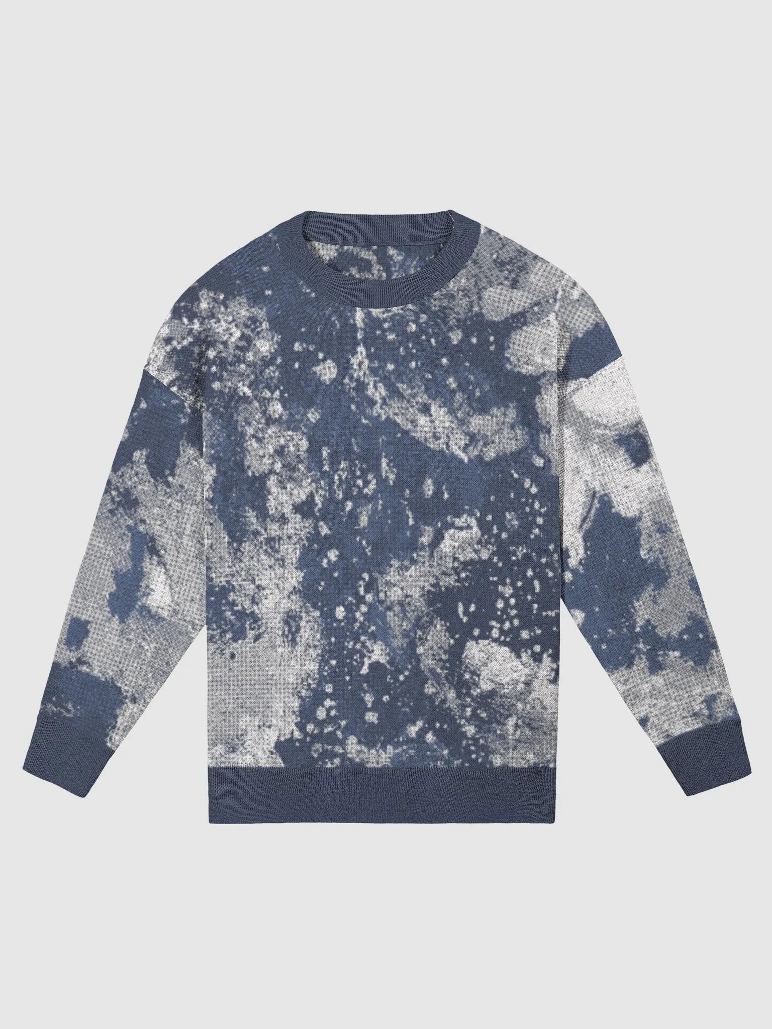 Blue geometric floral pattern product image (4)