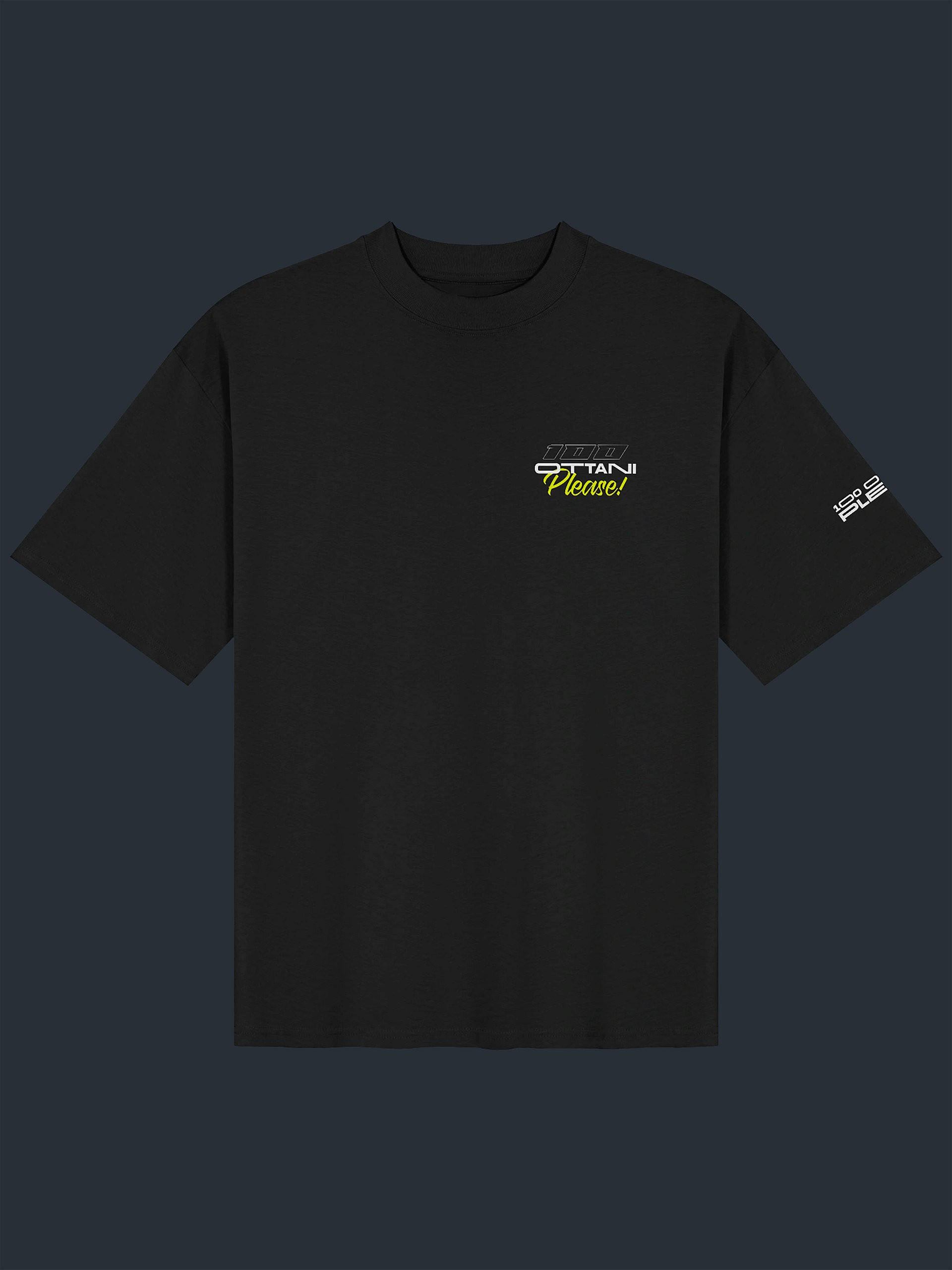 100 Ottani Please!™ Oversized Unisex Racing Streetwear Graphic T-Shirt | Redline Edition product image (3)