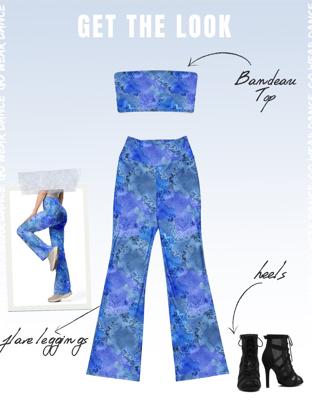 "Ocean Blue" Print Bandeau product image (5)