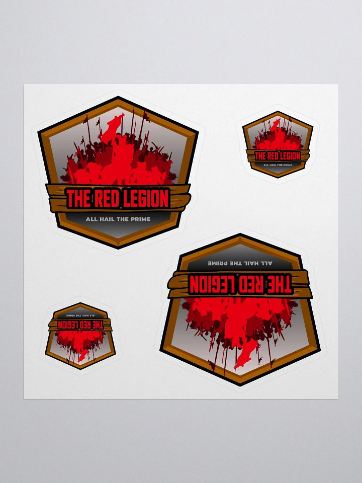 The Red Legion Sticker 4-Pack product image (1)