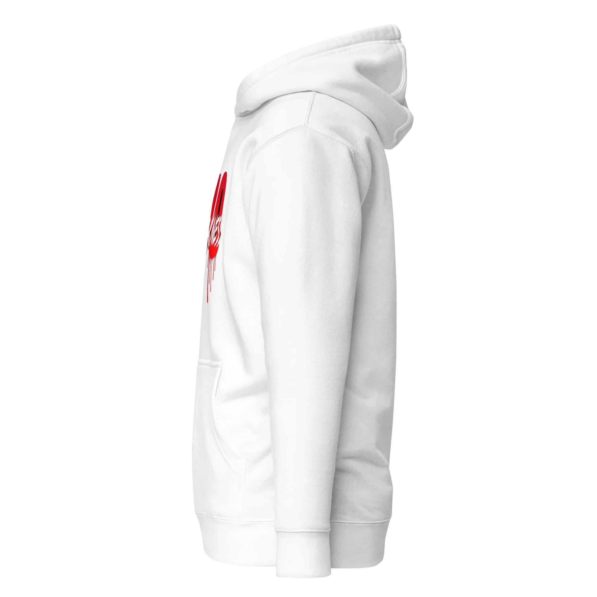 Intense Red Drip 'NO WEAKNESS' Hoodie product image (102)