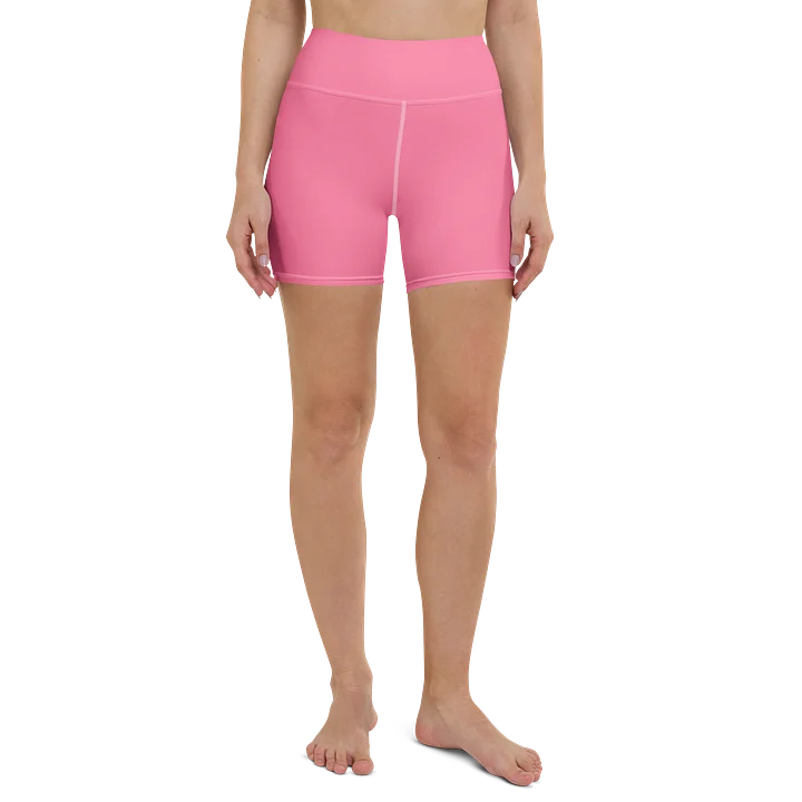 His House Womens Yoga Shorts - Pink product image (2)