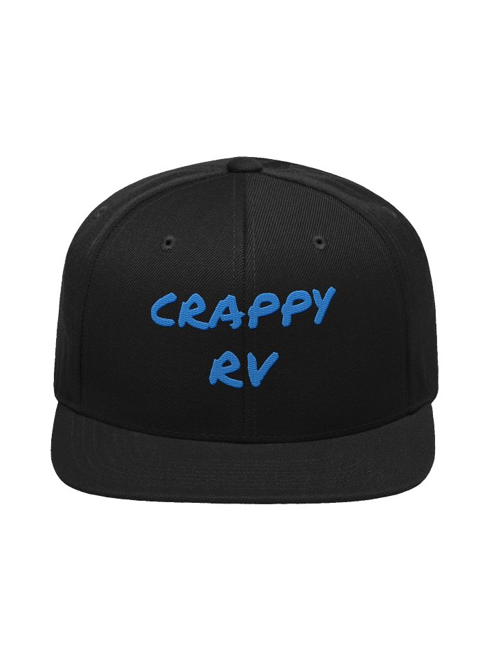 CrappyRV Snapback — Aqua embroidery