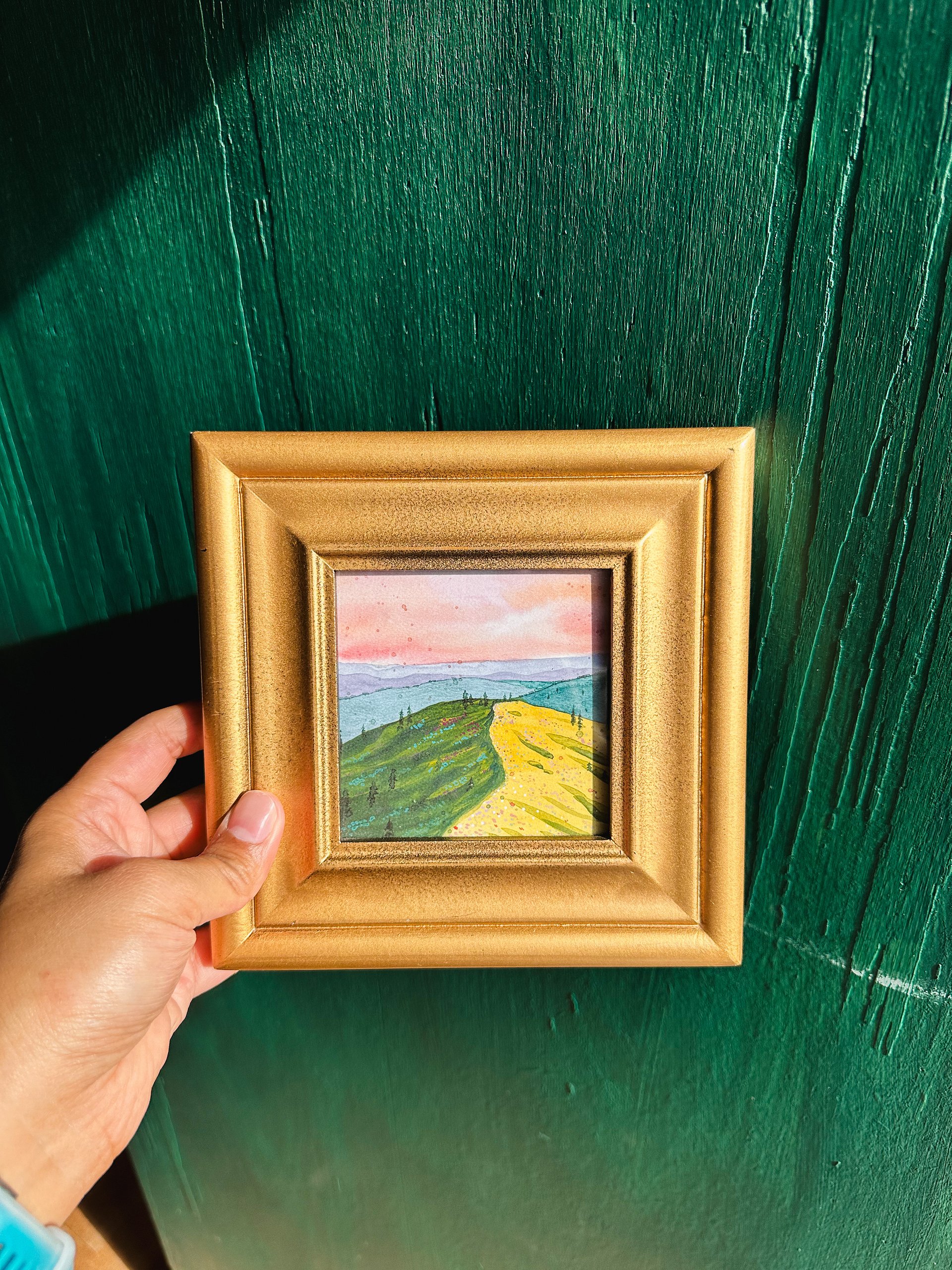 Sunset Hills Watercolor Print product image (1)