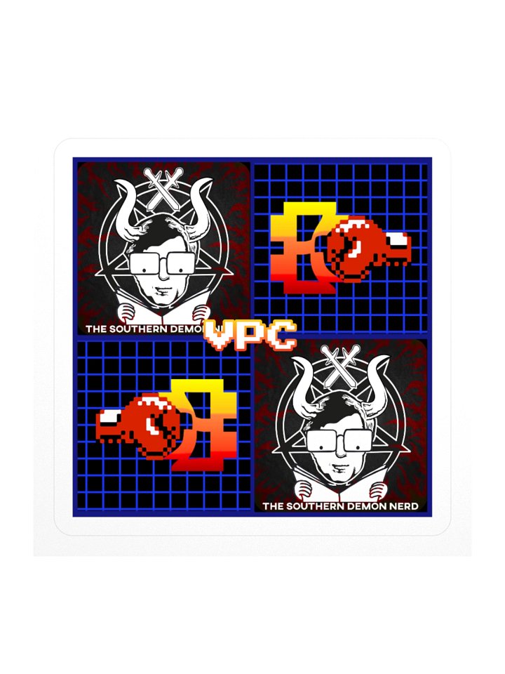 The Southern Demon Nerd Sticker product image (1)