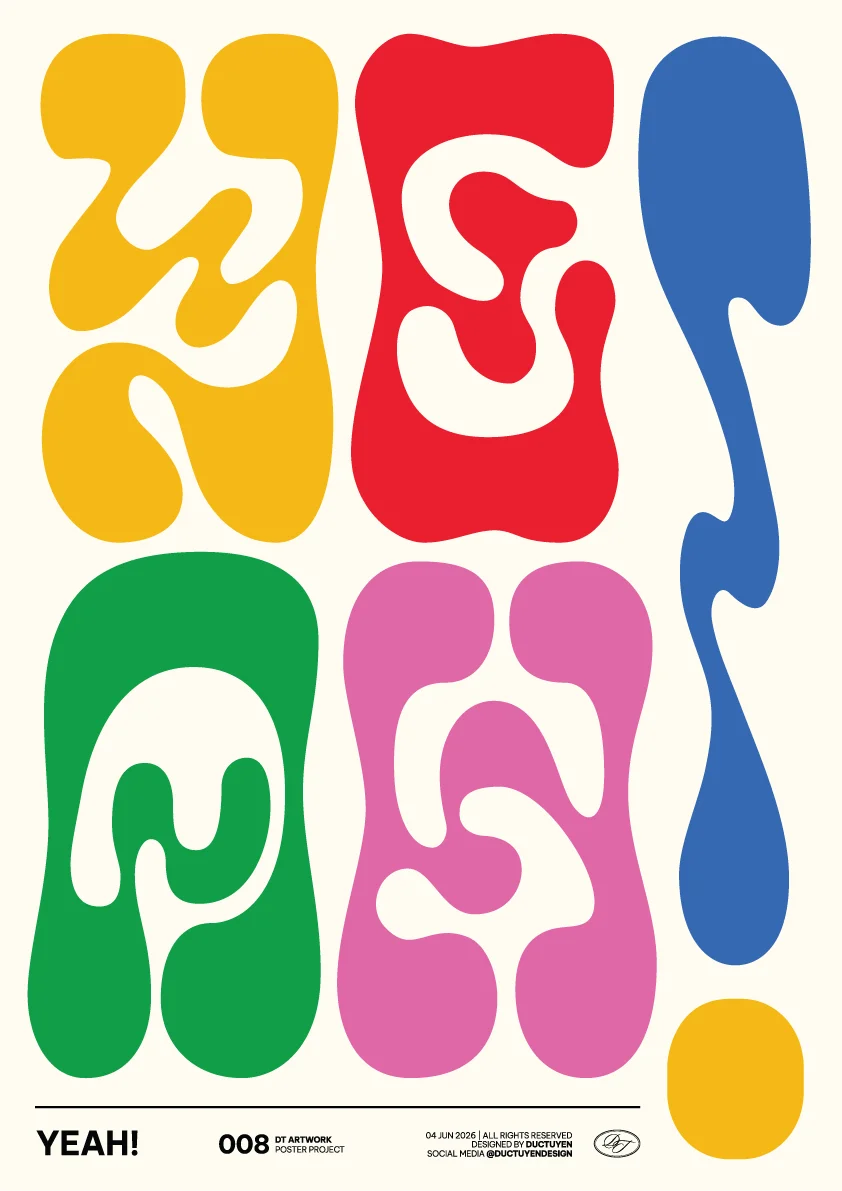 "YEAH!" Print Poster (Unframe) product image (1)