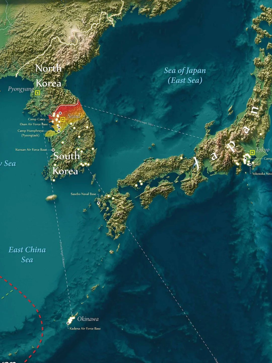 Geopolitics of the Western Pacific Map Print product image (2)