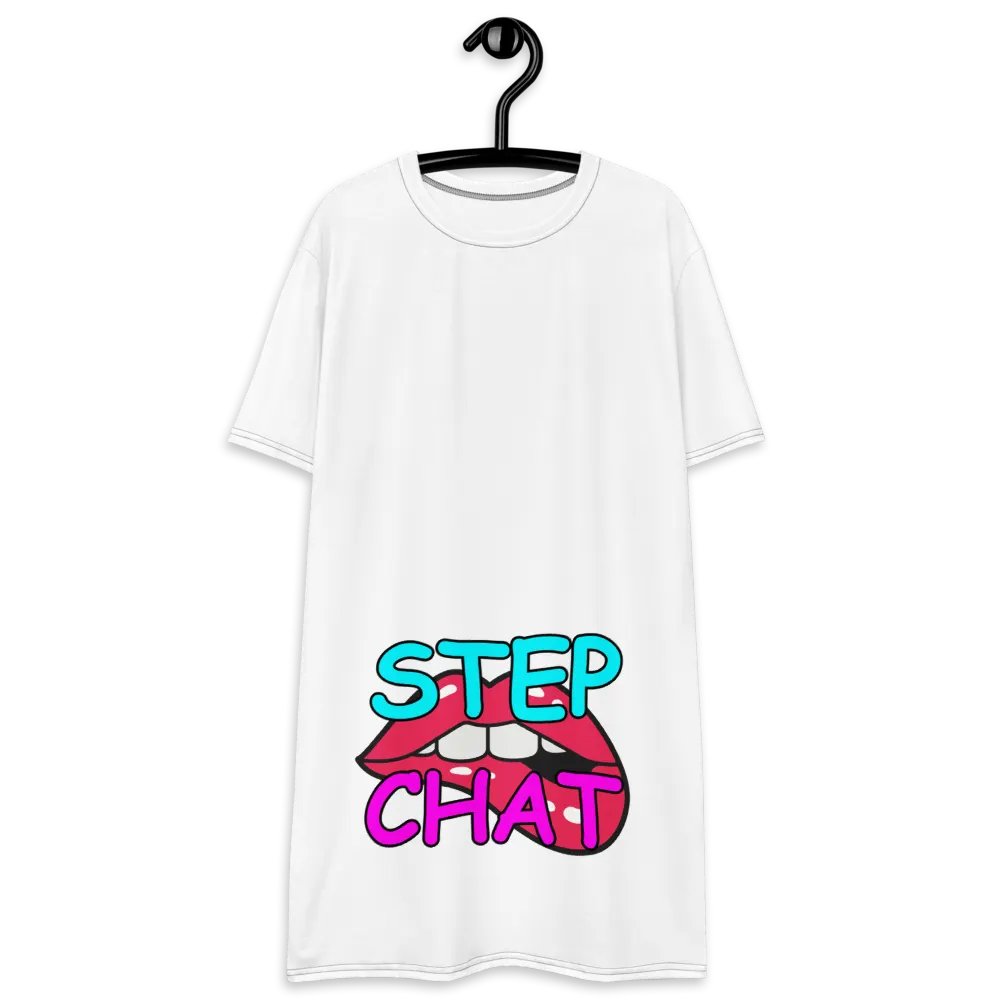 Naughty Stepchat Dress T-Shirt (White) product image (4)