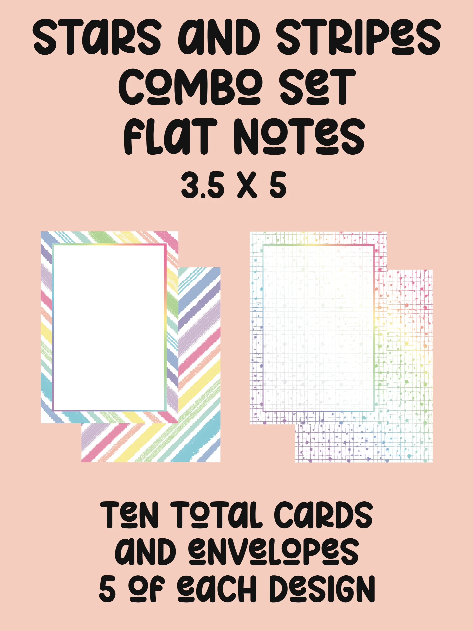 stars and stripes combo pack flat notes product image (1)
