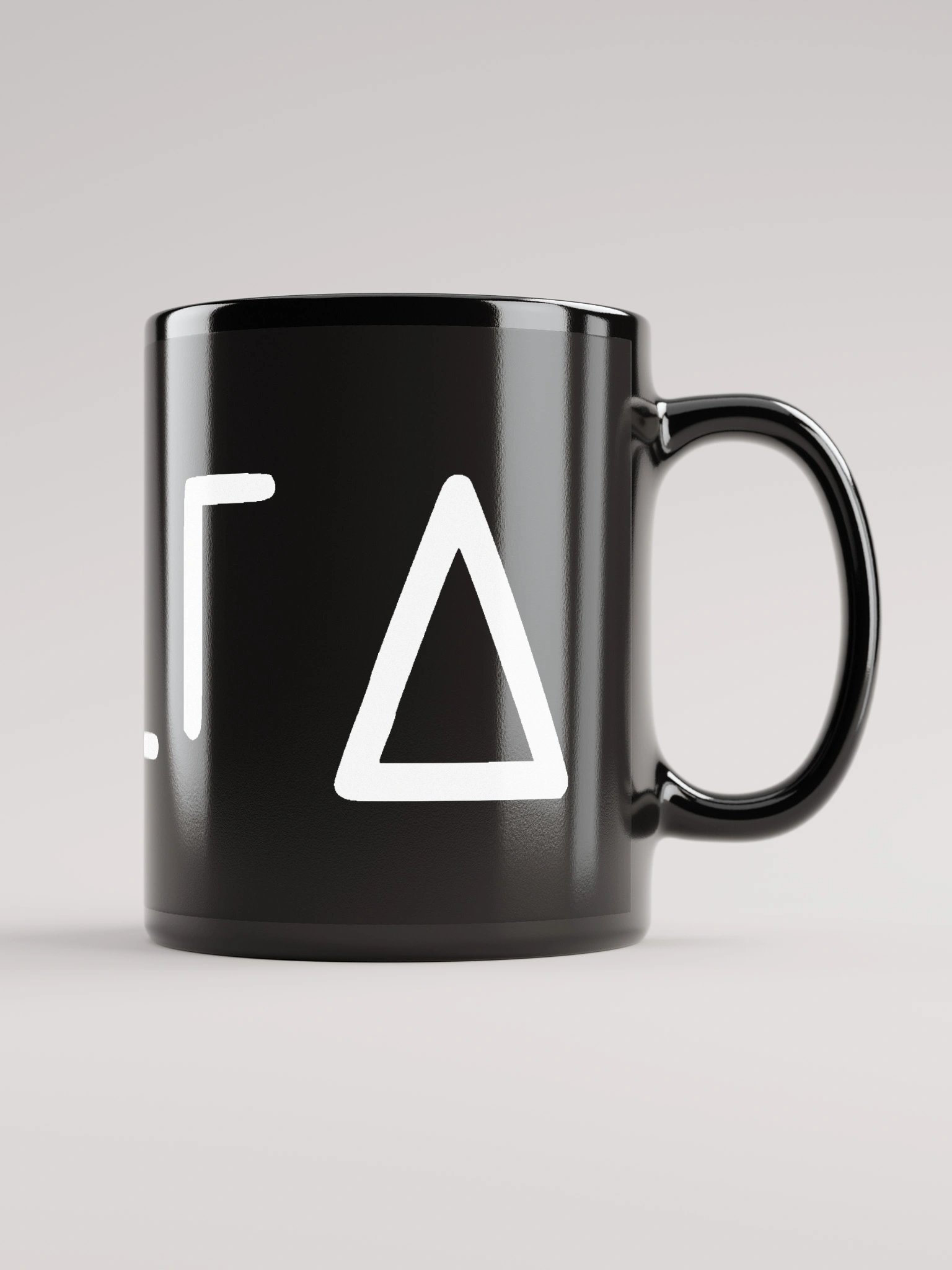 DELTA Mug Text Wht/Blk product image (1)