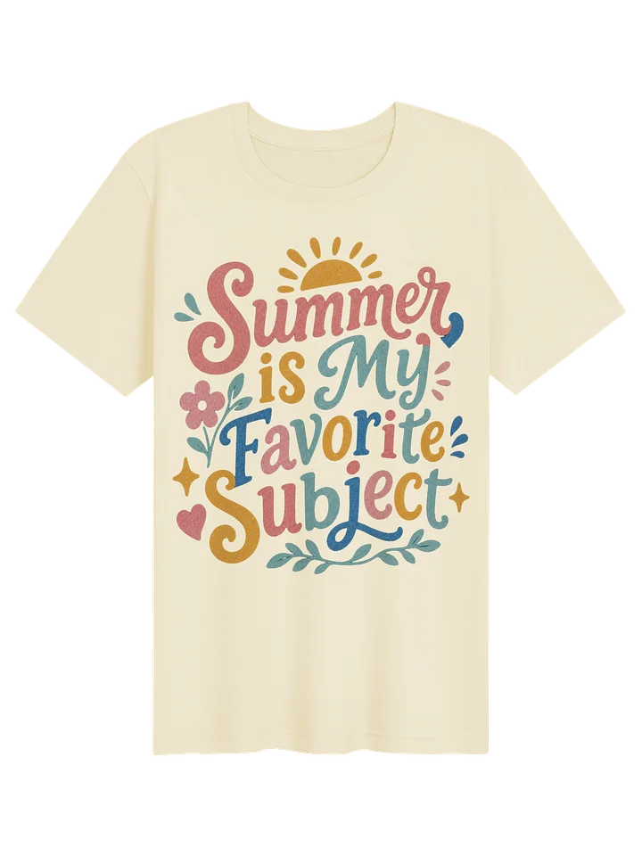 Summer is My Favorite Subject Tee | Summer T-Shirt product image (41)