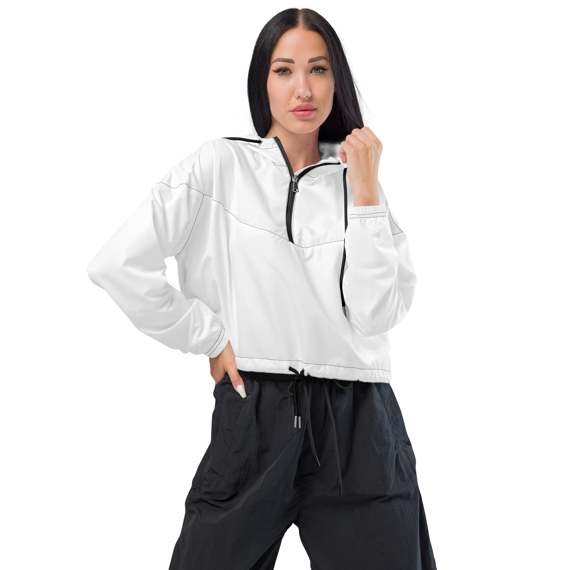 Gold-Edge S Cropped Windbreaker product image (4)