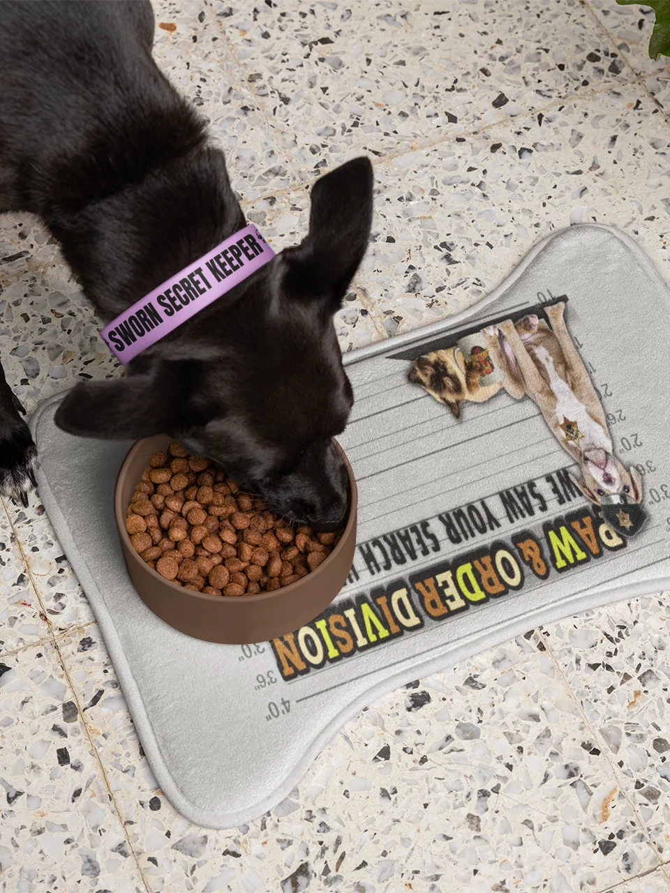 Paw & Order Division Dog and Cat Feeding Mat product image (21)