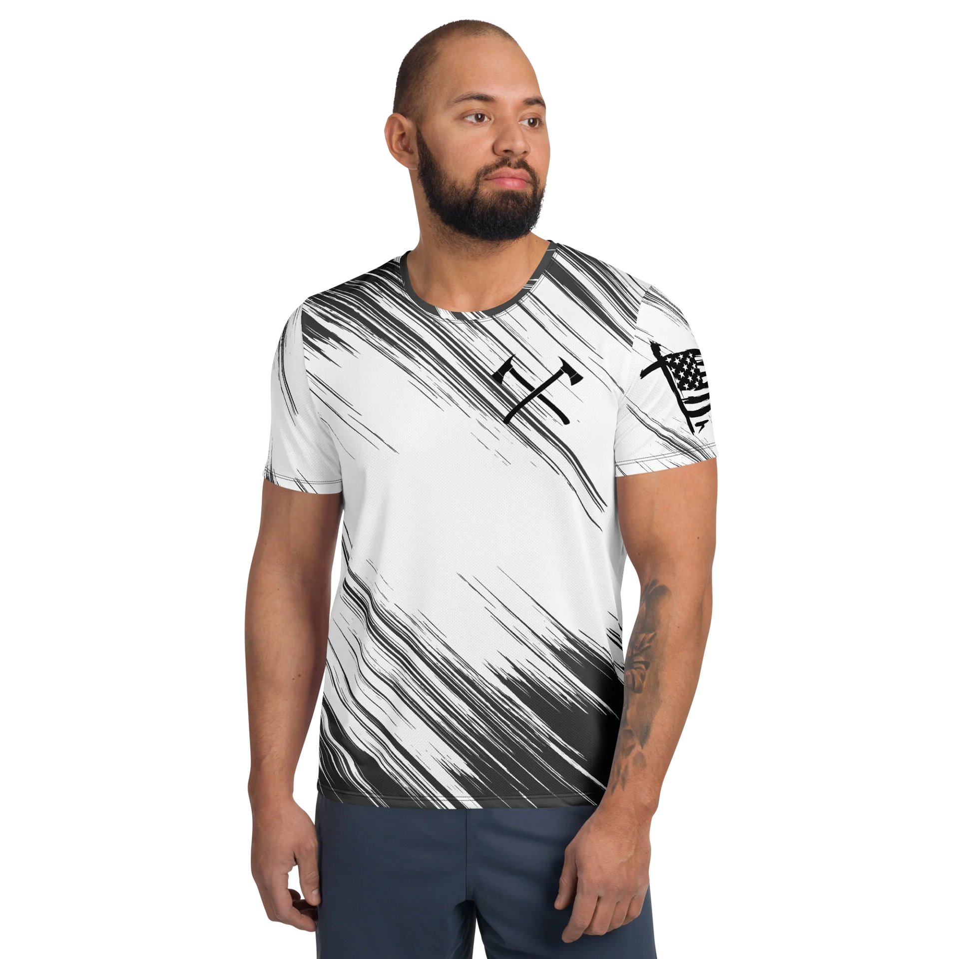 Patriotic Firefighter Breathable Tee product image (1)