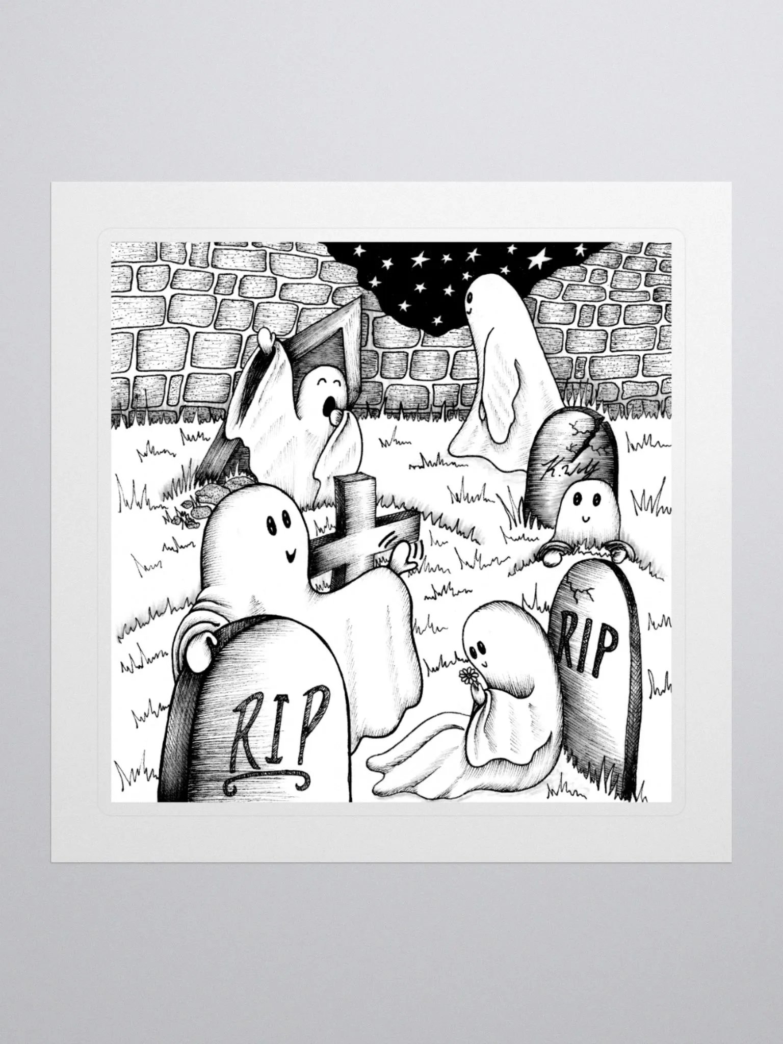 Graveyard Wake Up Stickers product image (1)