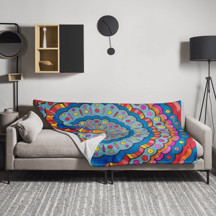 Sunshine Mandala Blanket product image (1)