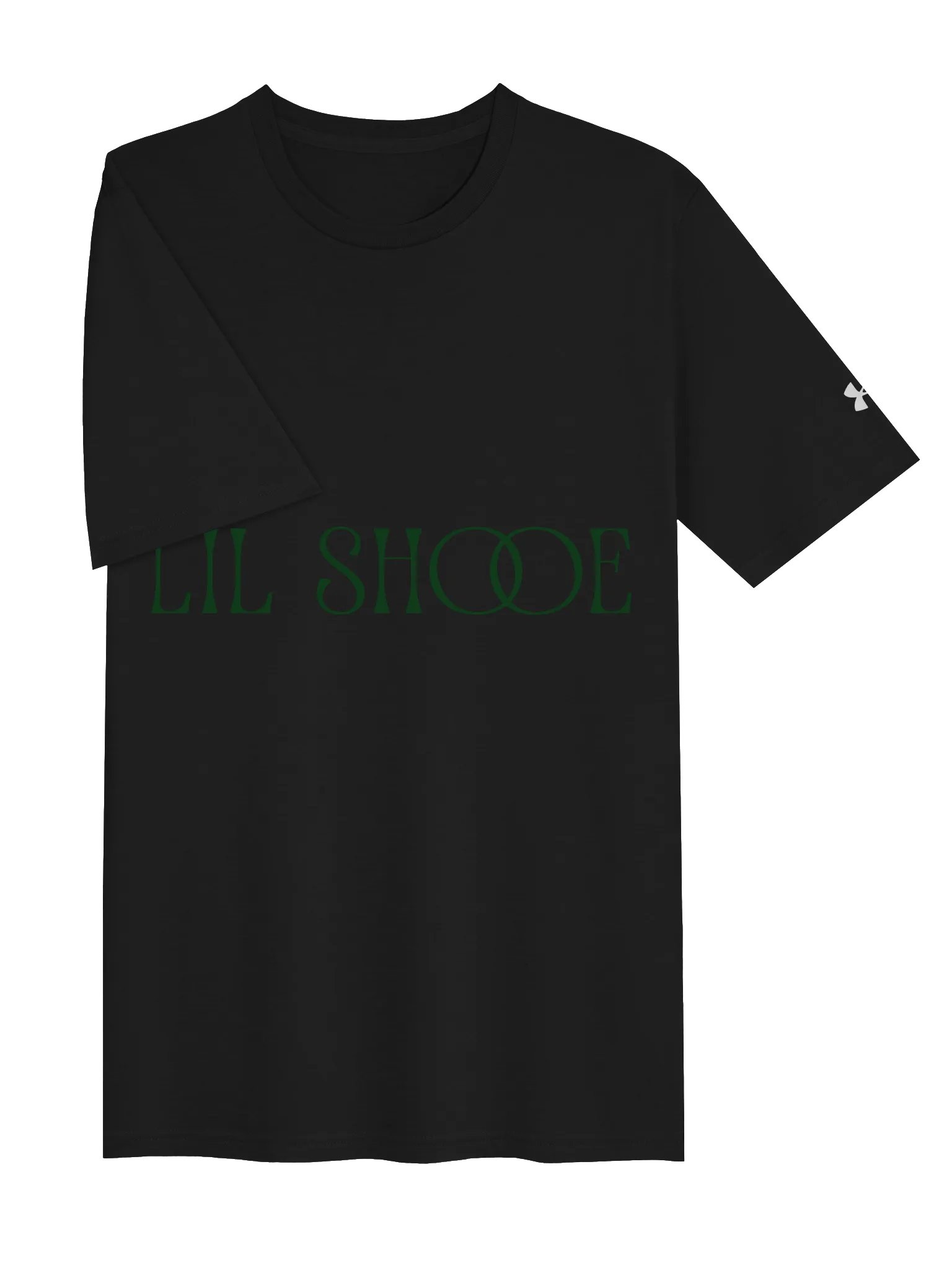 LIL SHOOE Dark Green Logo Under Armour Athletic Tee product image (3)