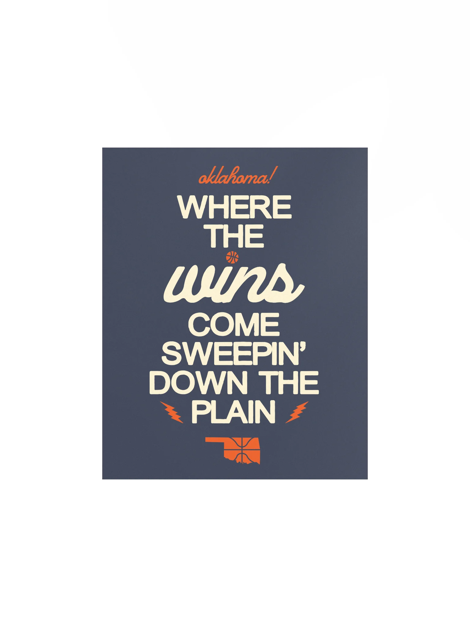 Wins Come Sweepin' Art Print product image (1)