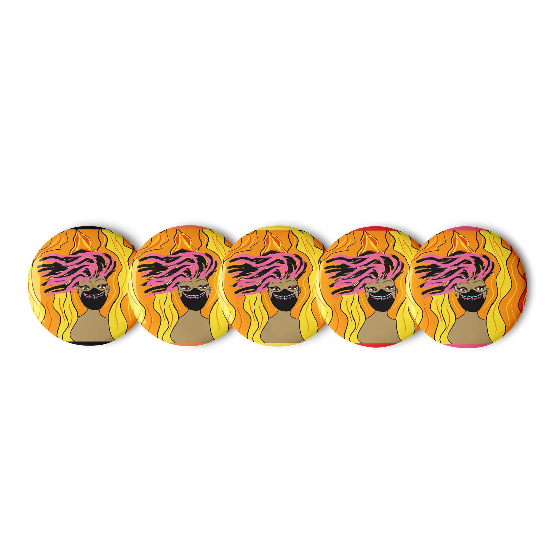 And Yet Again I Smile button product image (1)