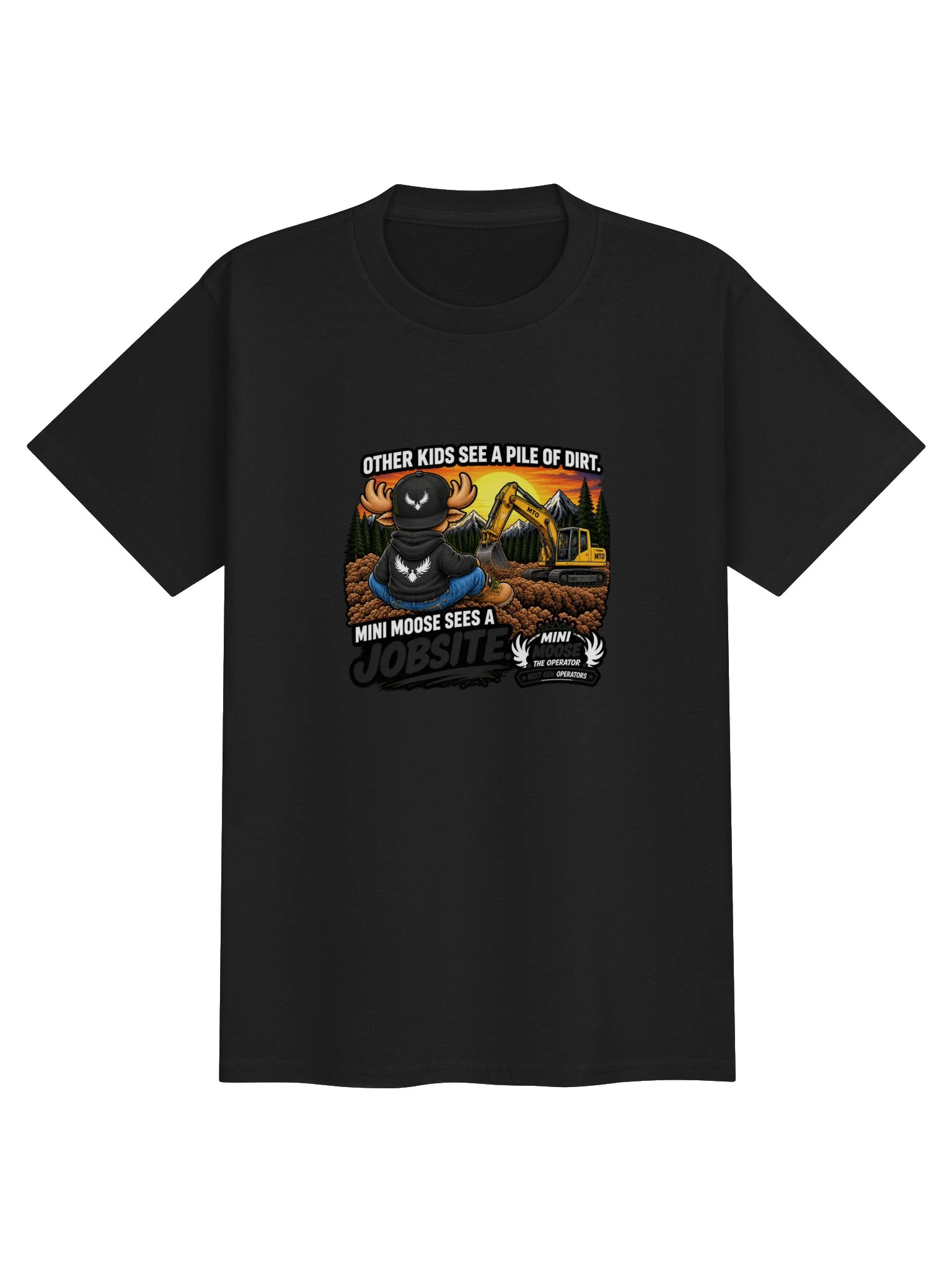 Mini Moose Jobsite Kids Tee product image (1)