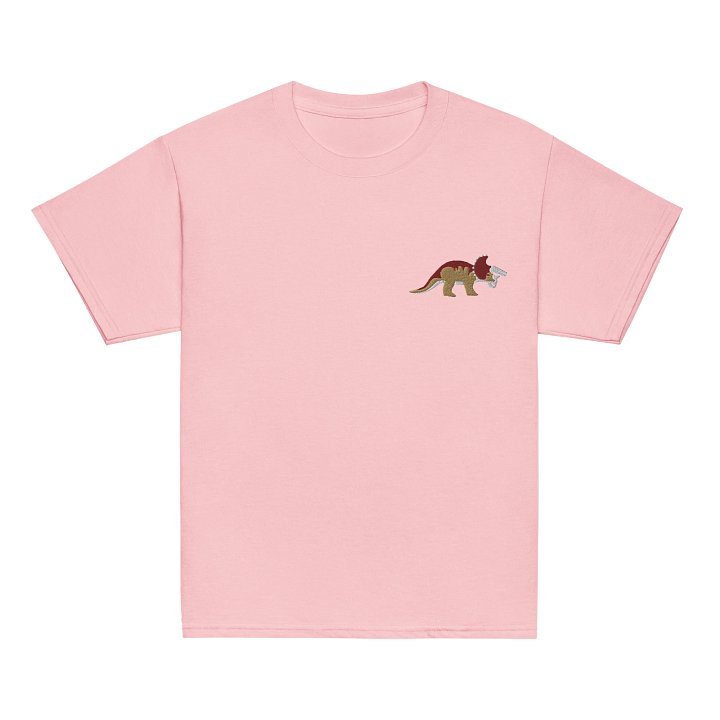 Youth Triceratops Embroidered T-Shirt product image (31)